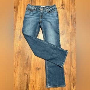 Levi's Blue Bootcut Jeans with Classic Stitching